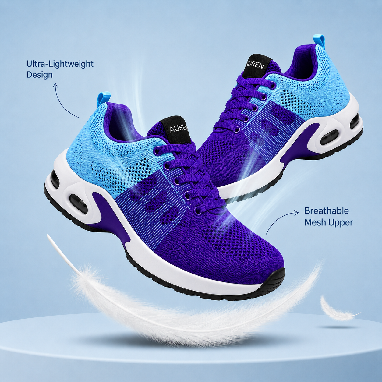 Blue and Purple