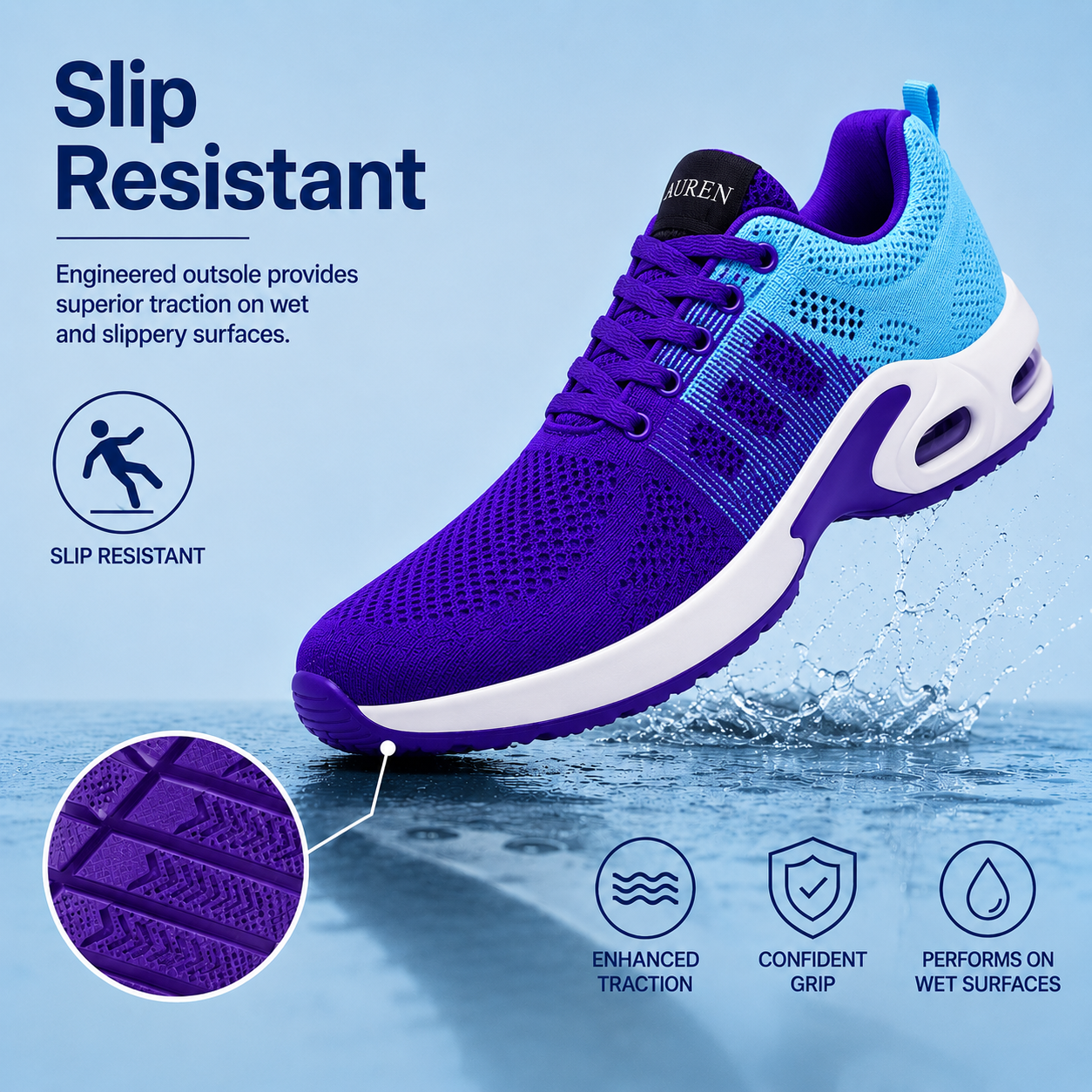 Blue and Purple